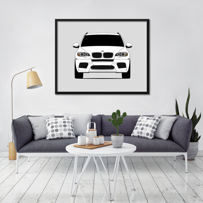 BMW X5 M E70 (X6 M E71) (2010-2013) Poster