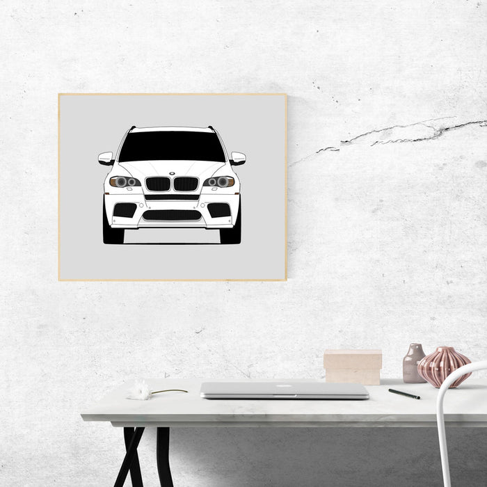 BMW X5 M E70 (X6 M E71) (2010-2013) Poster