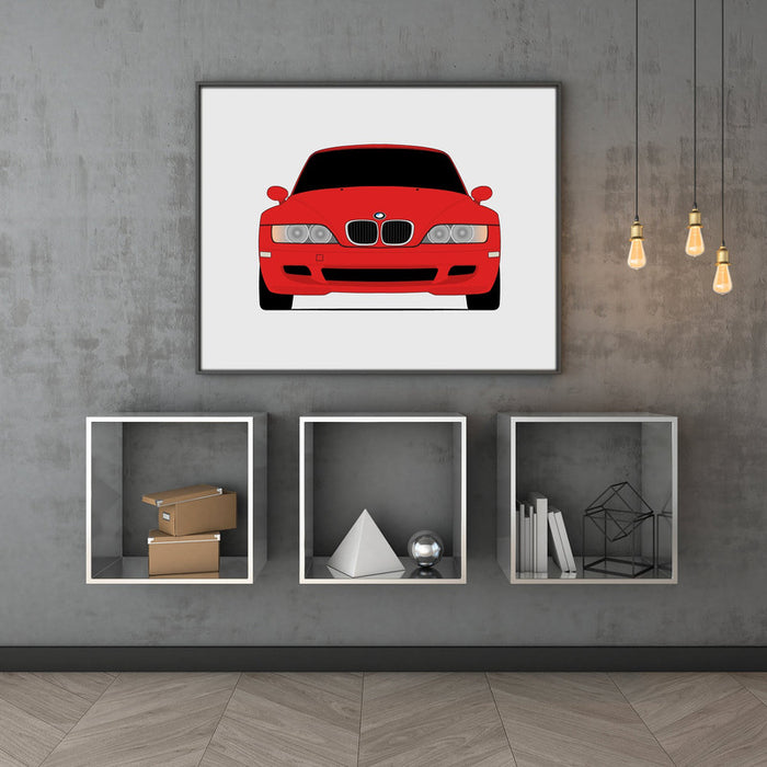 BMW Z3 M E36 Roadster Coupe (1997-2002) Poster