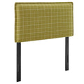 Camille Checkered Linen Blend Twin Size Headboard