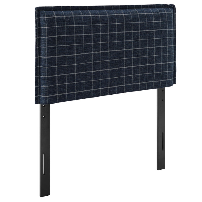 Denim Windowpane Check