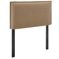 Camille Upholstered Linen Blend Twin Size Headboard