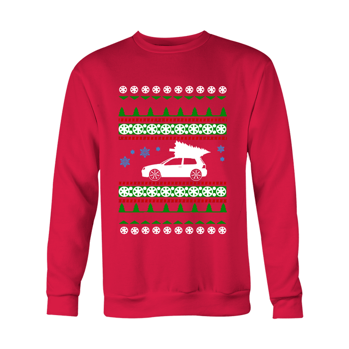 car like a mk4 GTI Ugly Christmas Sweater sweatshirt
