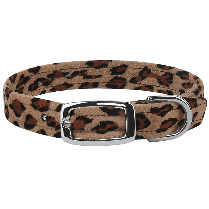 CHEETAH COUTURE CRYSTAL PAWS DOG COLLAR