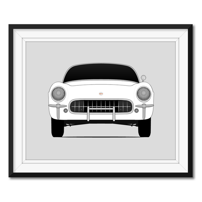 Chevy Corvette C1 (1953-1957) Poster