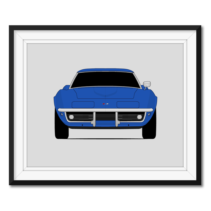 Chevy Corvette C3 (1968-1969) Poster