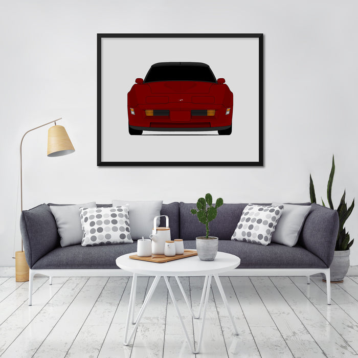 Chevy Corvette C3 (1980-1982) Gen 3 Poster