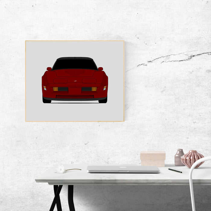 Chevy Corvette C3 (1980-1982) Gen 3 Poster