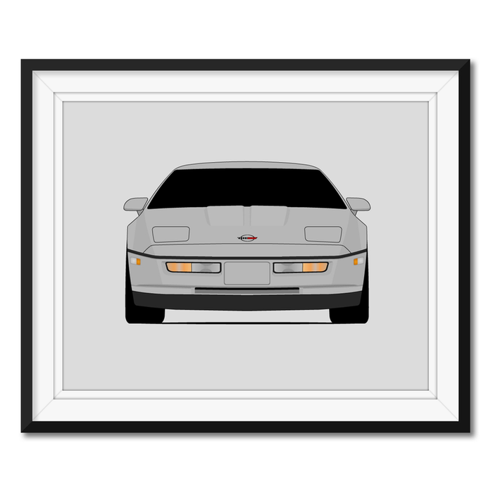Chevy Corvette C4 (1984-1996) Poster