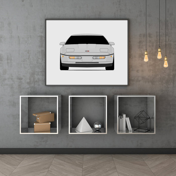 Chevy Corvette C4 (1984-1996) Poster