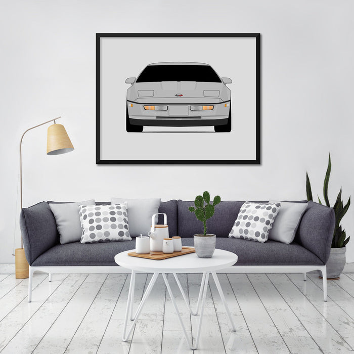 Chevy Corvette C4 (1984-1996) Poster