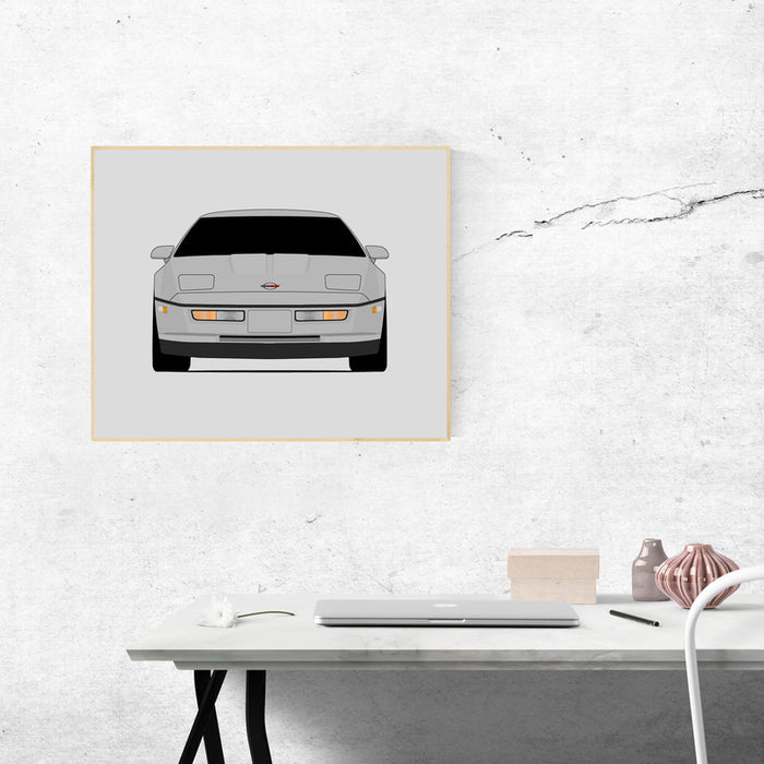 Chevy Corvette C4 (1984-1996) Poster