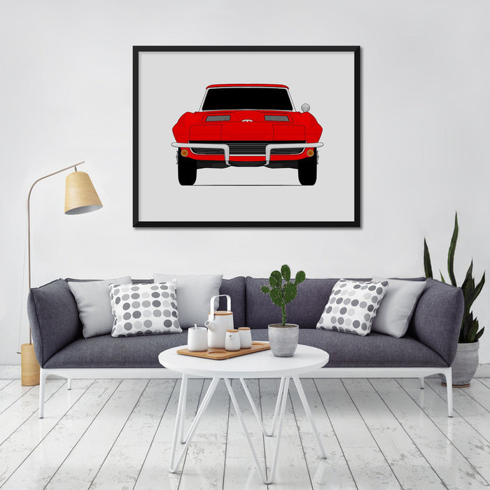 Chevy Corvette Stingray C2 (1963) Poster