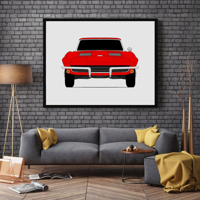 Chevy Corvette Stingray C2 (1963) Poster