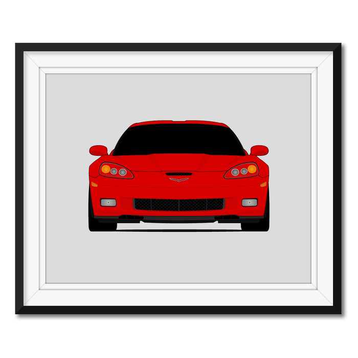 Chevy Corvette Z06 C6 (2005-2013) Poster