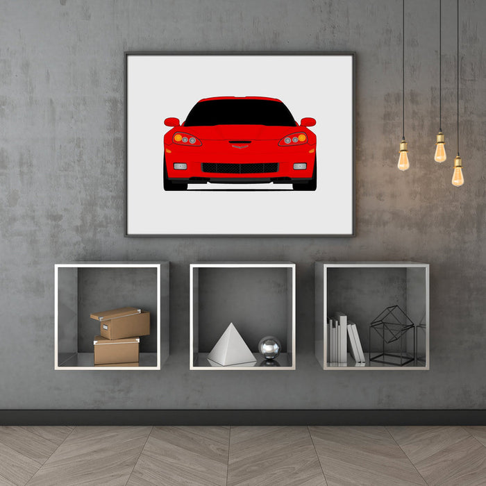 Chevy Corvette Z06 C6 (2005-2013) Poster