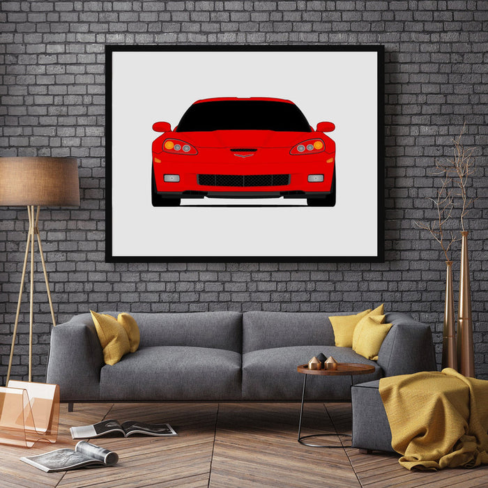 Chevy Corvette Z06 C6 (2005-2013) Poster