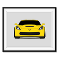 Chevy Corvette Z06 C7 (2014-2019) Poster