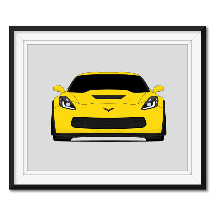 Chevy Corvette Z06 C7 (2014-2019) Poster