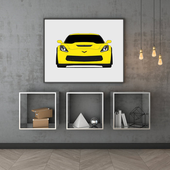 Chevy Corvette Z06 C7 (2014-2019) Poster