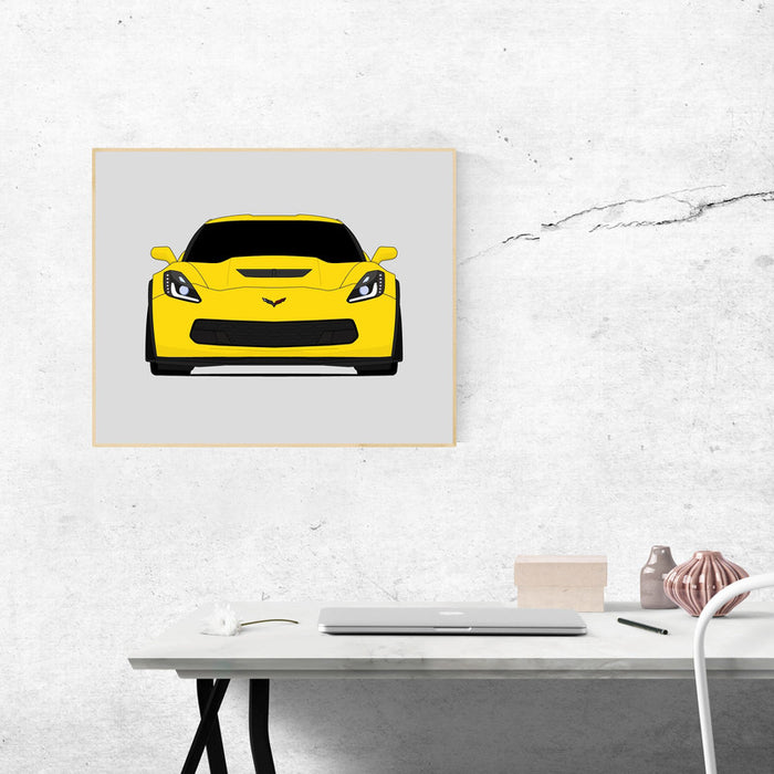 Chevy Corvette Z06 C7 (2014-2019) Poster