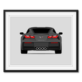 Chevy Corvette Z51 Stingray C7 (2014-2019) (Rear) Poster