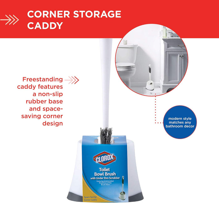 compact 16 x 5 x 5.5 inch dimensions designed for discreet beside-toilet storage