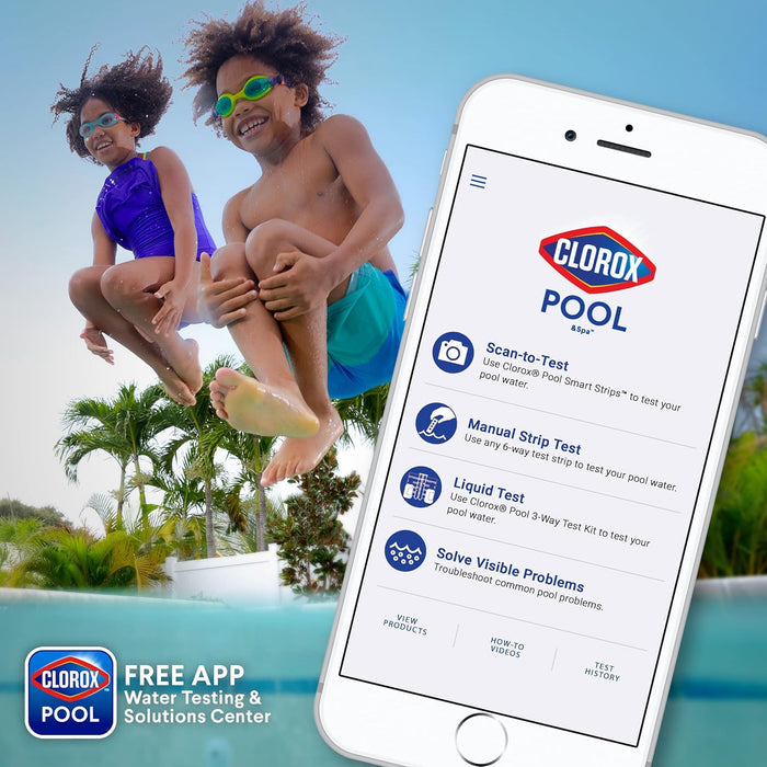 clorox pool app integration for personalized dosage recommendations and water testing