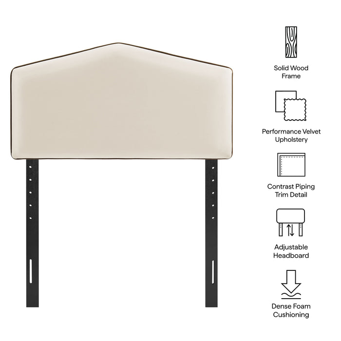 Cosette Performance Velvet Twin Size Headboard