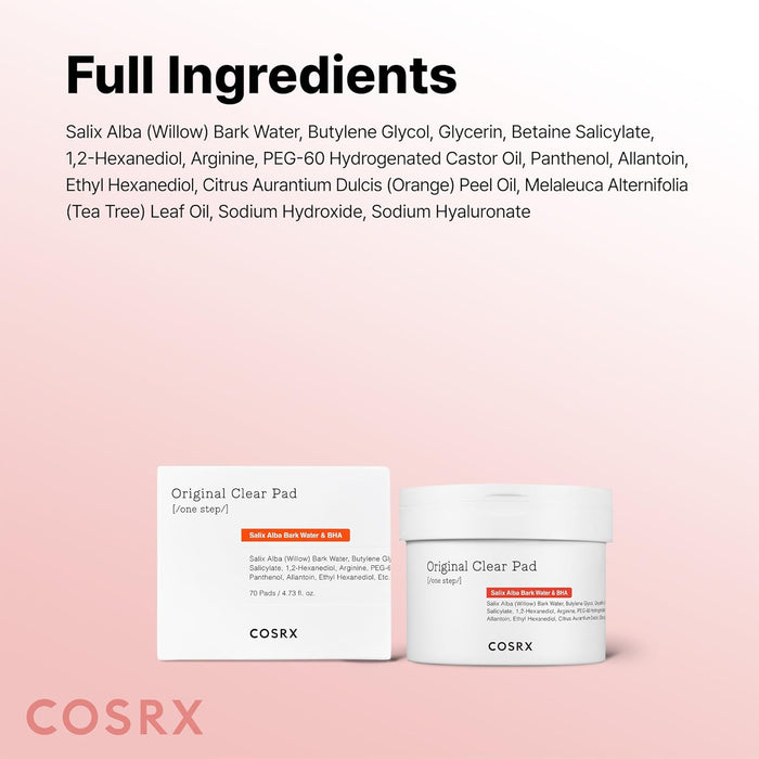 COSRX BHA Toner Pads – Fast Morning Exfoliant for Busy Professional, 10-Second Pore Prep