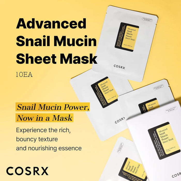 10 sheet masks per pack for multi-week regimen