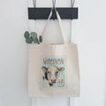 Cow Stamp - Custom Canvas Tote Bag