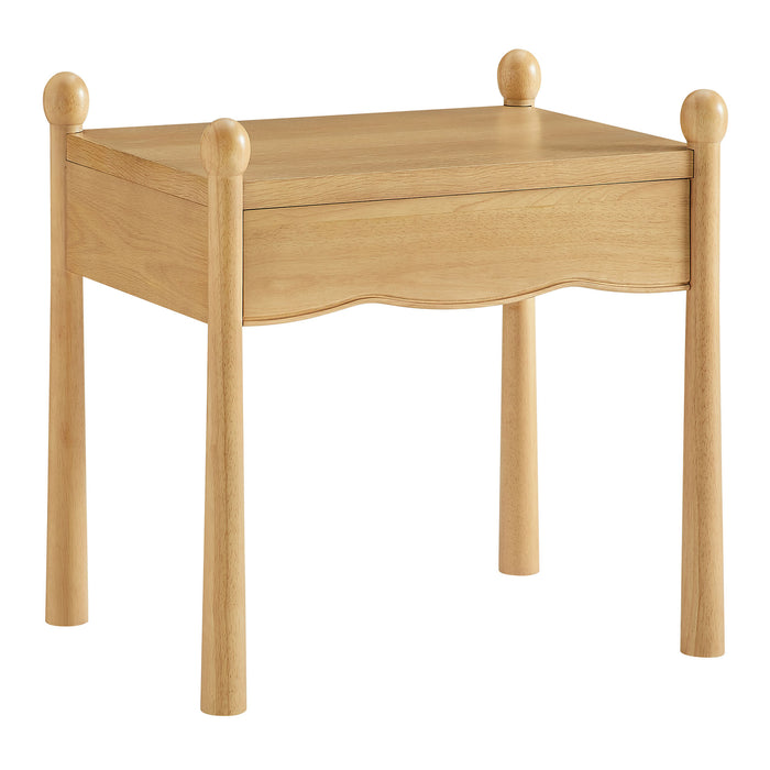 Darcy Wood Nightstand or Side Table