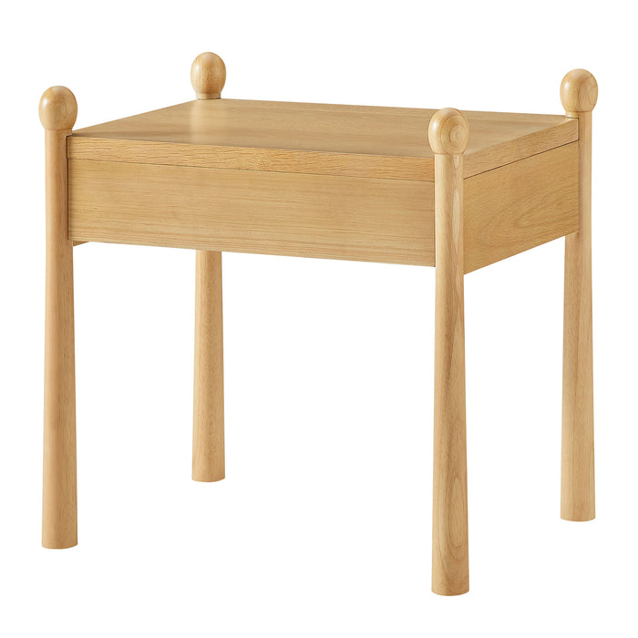 Darcy Wood Nightstand or Side Table