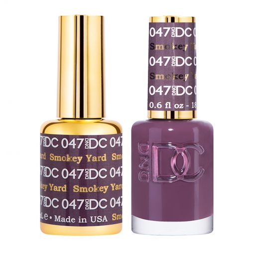 DND DC Gel Nail Polish Duo 047 - Smokey Yard