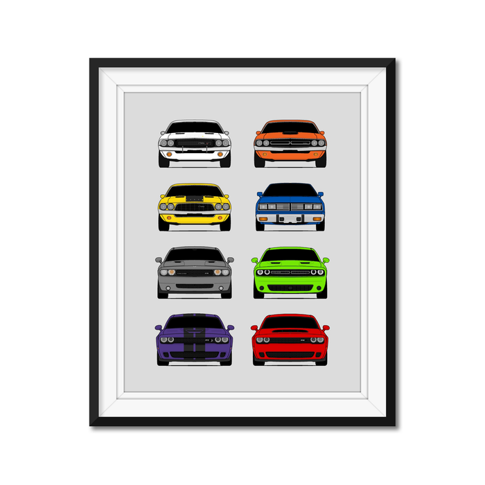 Dodge Challenger Generations