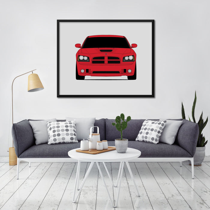 Dodge Charger SRT8 (2006-2010) Gen 6 Poster