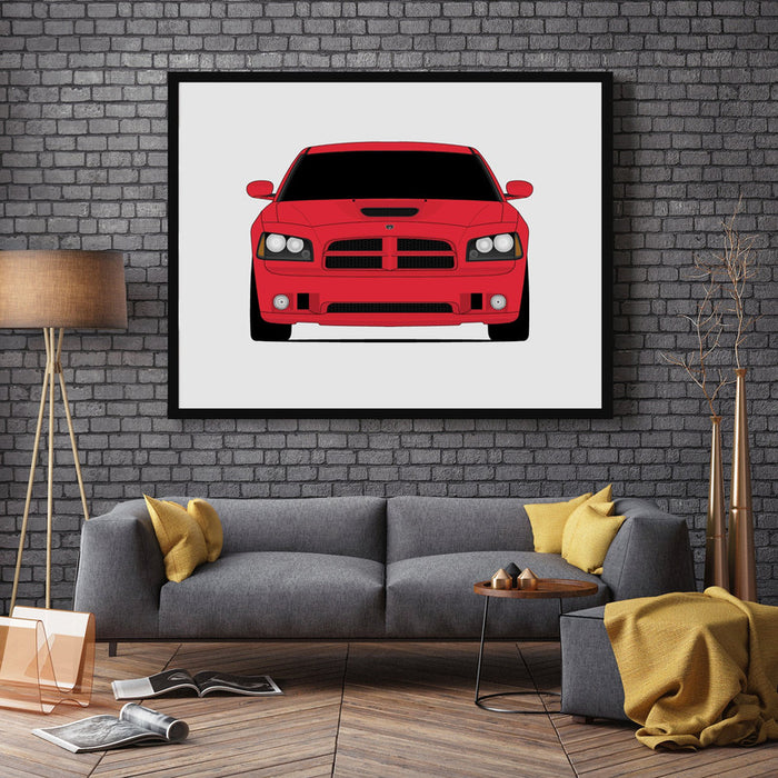 Dodge Charger SRT8 (2006-2010) Gen 6 Poster