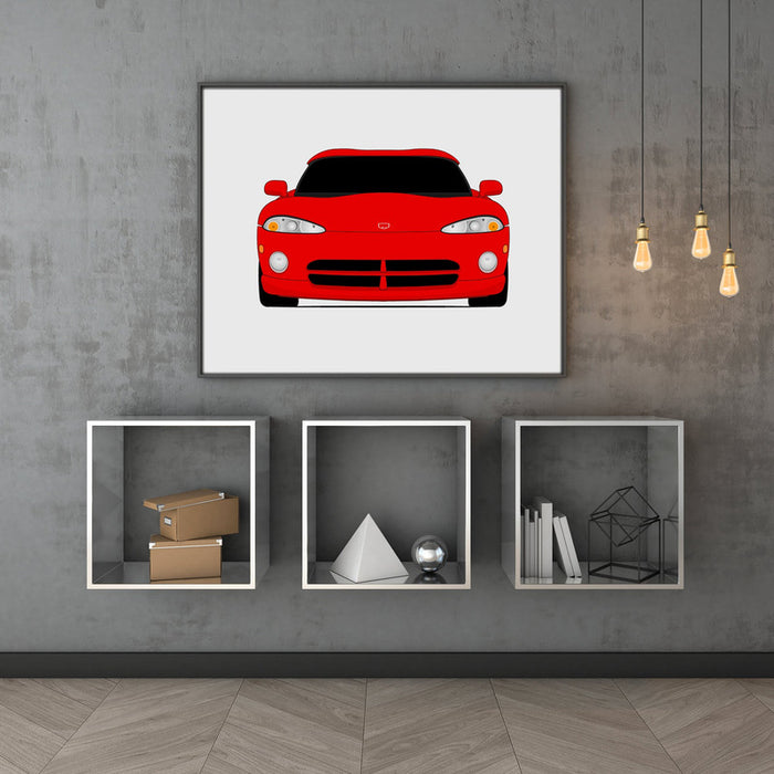 Dodge Viper SR I (1991-1995) 1st Generation Poster
