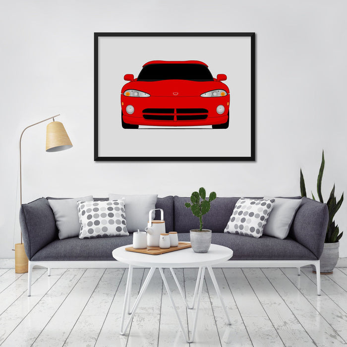 Dodge Viper SR I (1991-1995) 1st Generation Poster
