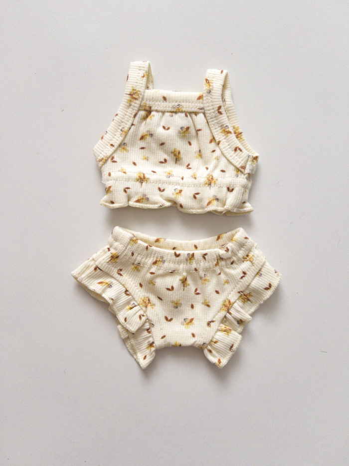 DOLL CLOTHES: 2-PC FLORAL, Various