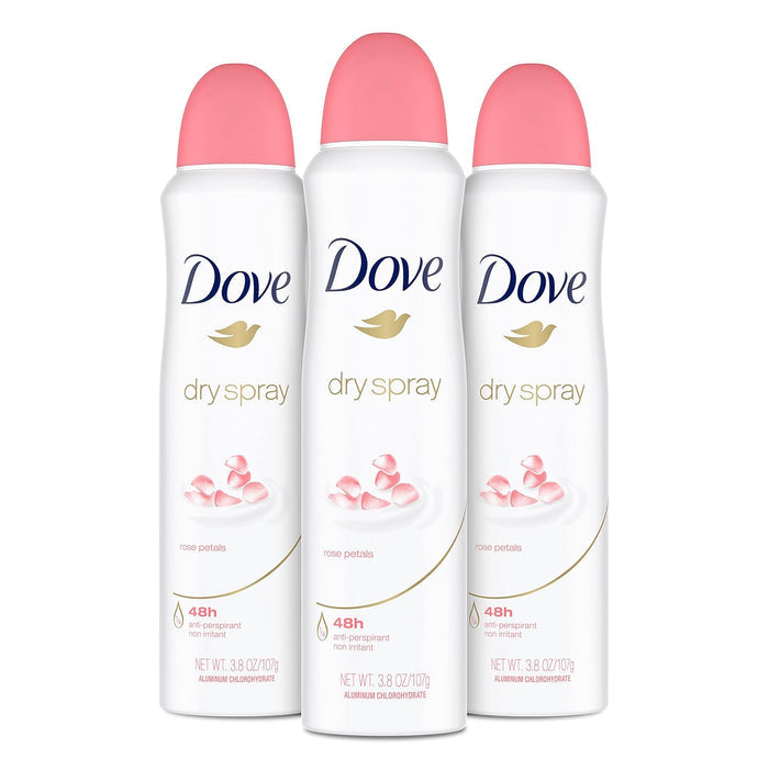 dry spray antiperspirant format that goes on instantly dry