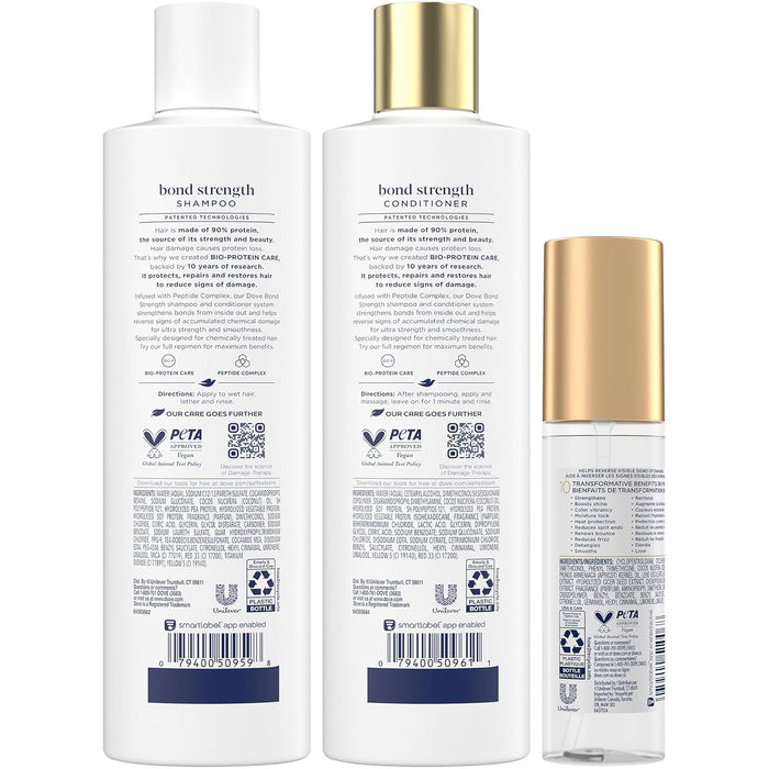 12 oz bond repair conditioner providing anti-breakage and frizz reduction benefits