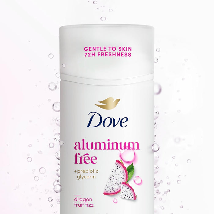 Dove Deodorant Stick Dragon Fruit Fizz – Travel Ready Odor Protection for Weekend Trips, Aluminum Free
