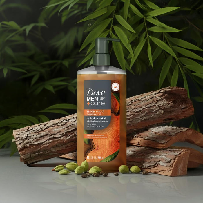 sandalwood + cardamom oil signature scent blend for a bold masculine fragrance