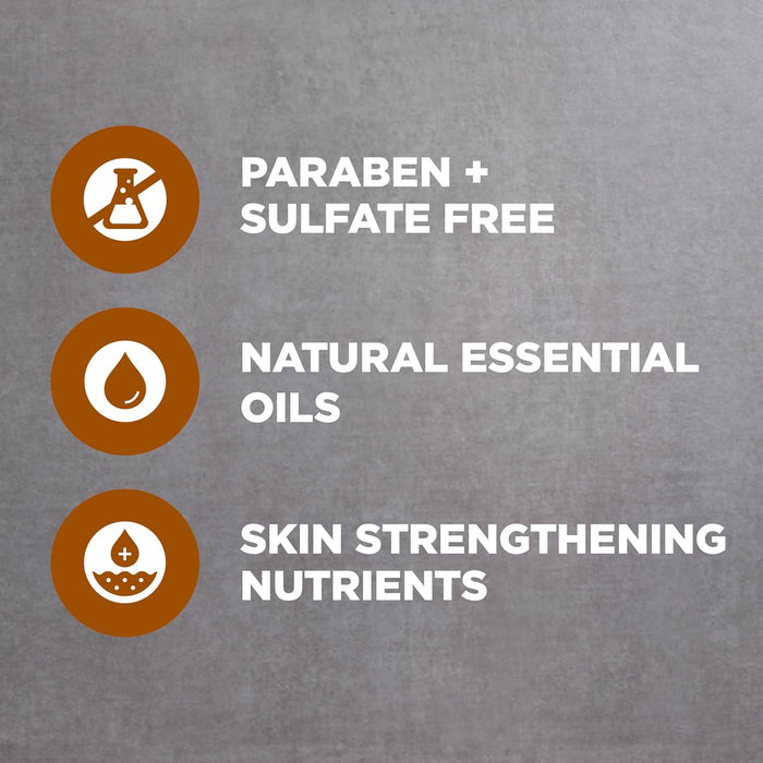gel texture that produces rich lather and rinses clean without residue