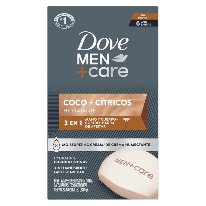 4-in-1 functionality: cleanses hands, body, face, and provides shave lather