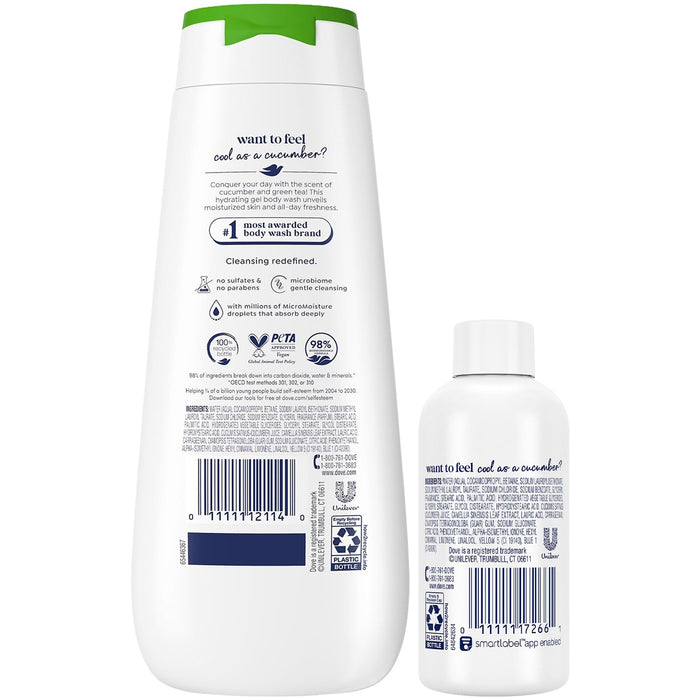moisturizing cream-based shower gel formula