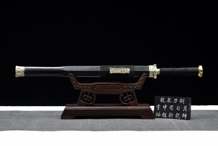 Dragon Han jian Sword(Forged Damascus balde,Brass Fittings) Real Swords,Chinese Sword…