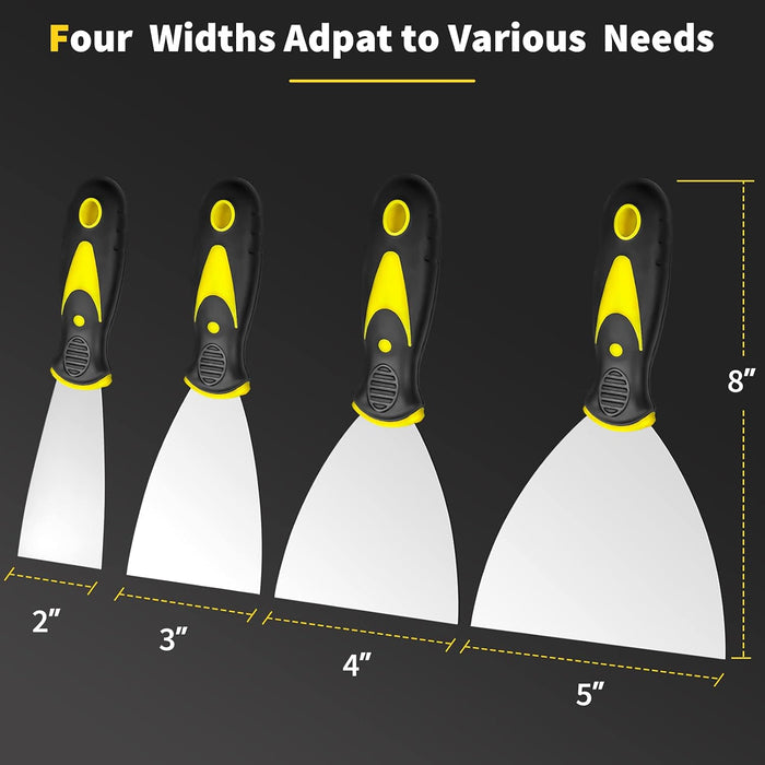 lightweight 12.3-ounce total weight across all four knives